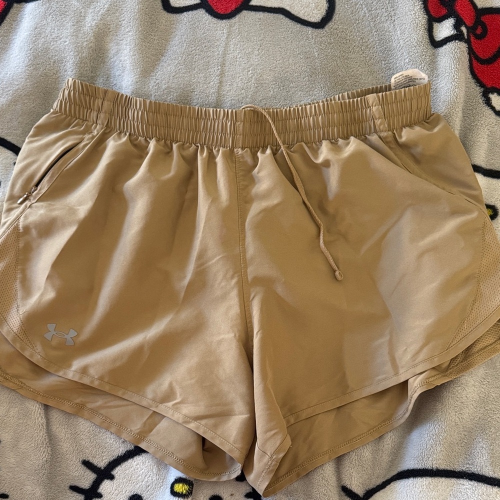 Under Armour Women's Athletic Tan Shorts
